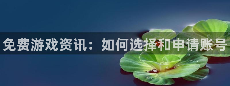 天美娱乐注册服务条款：免费游戏资讯：如何选择和申请账号