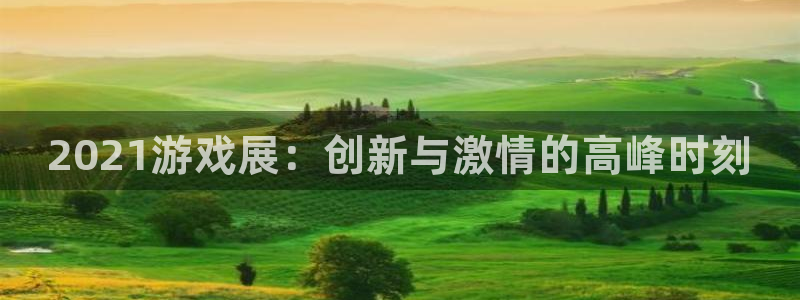 天美娱乐网址官网：2021游戏展：创新与激情的高峰时刻